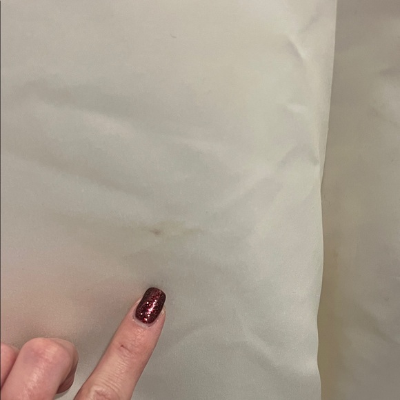 Allure Bridals wedding dress fit and flare satin mermaid style Ivory 4 - Picture 4 of 17